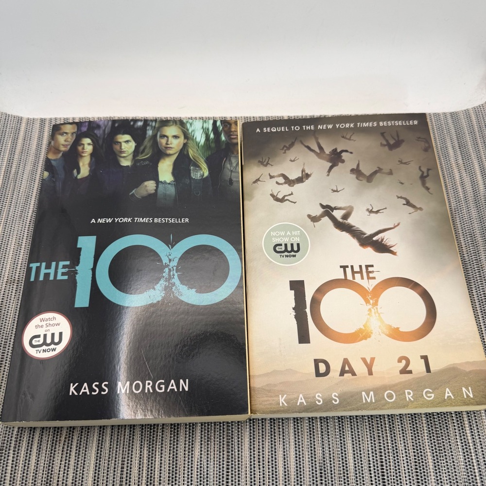 The 100 & Day 21 Kass Morgan Paperback Book Set CW TV Show Media Tie-in YA SciFi